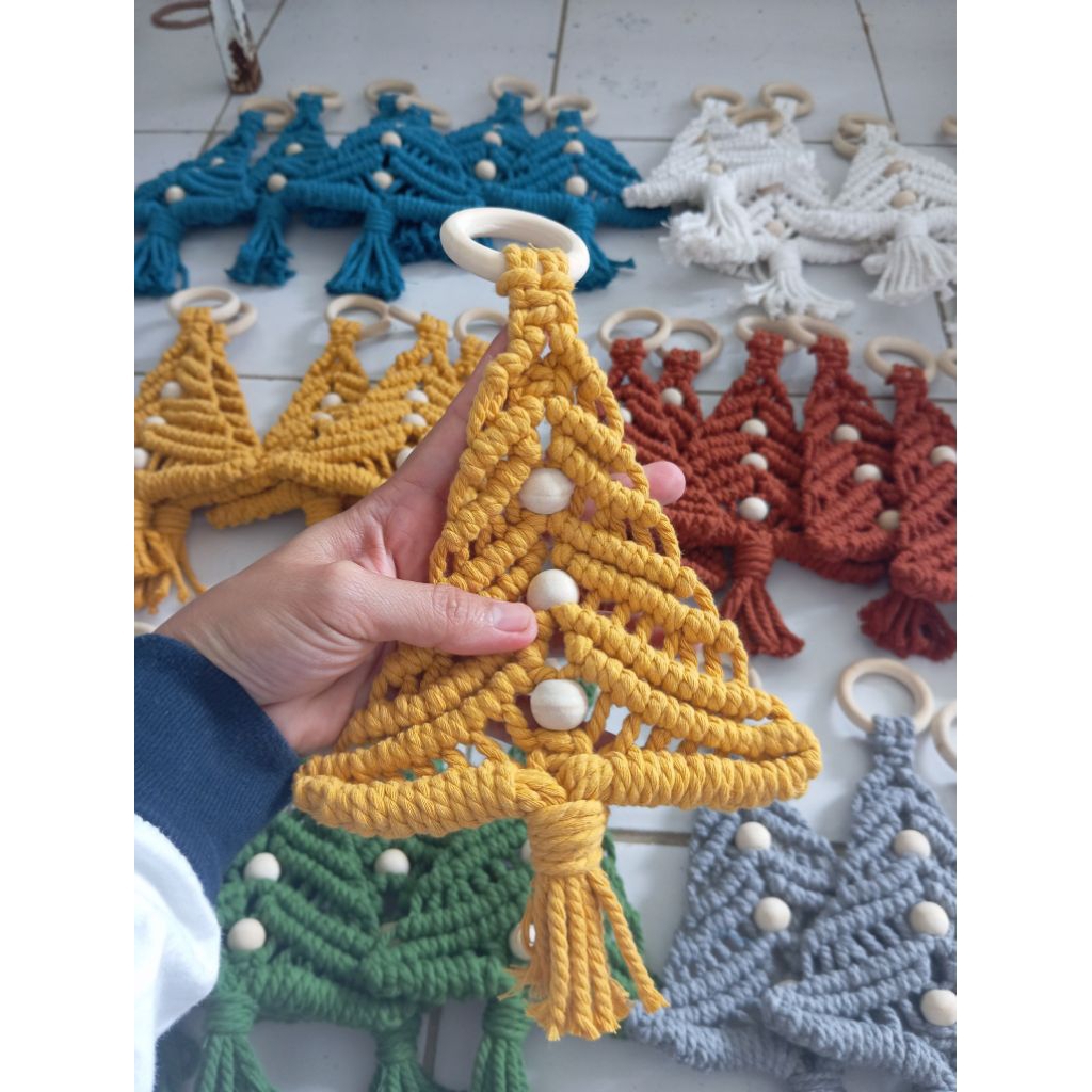 macrame Christmas tree/ mini tree / Christmas ornaments