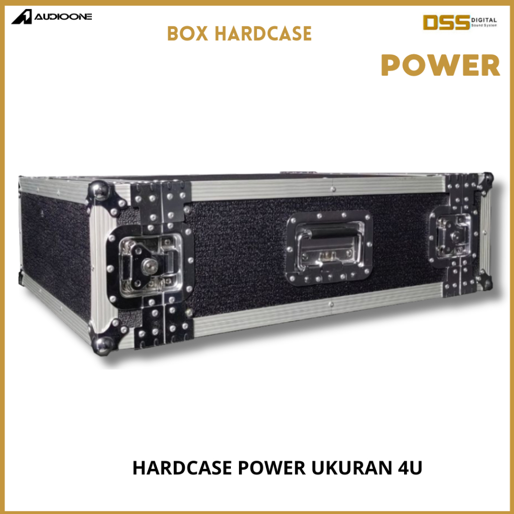 Hardcase Sound System 4U - MIXER - Kotak Power - KHUSUS POWER SAJA - Hardcase Bisa Custome - digital