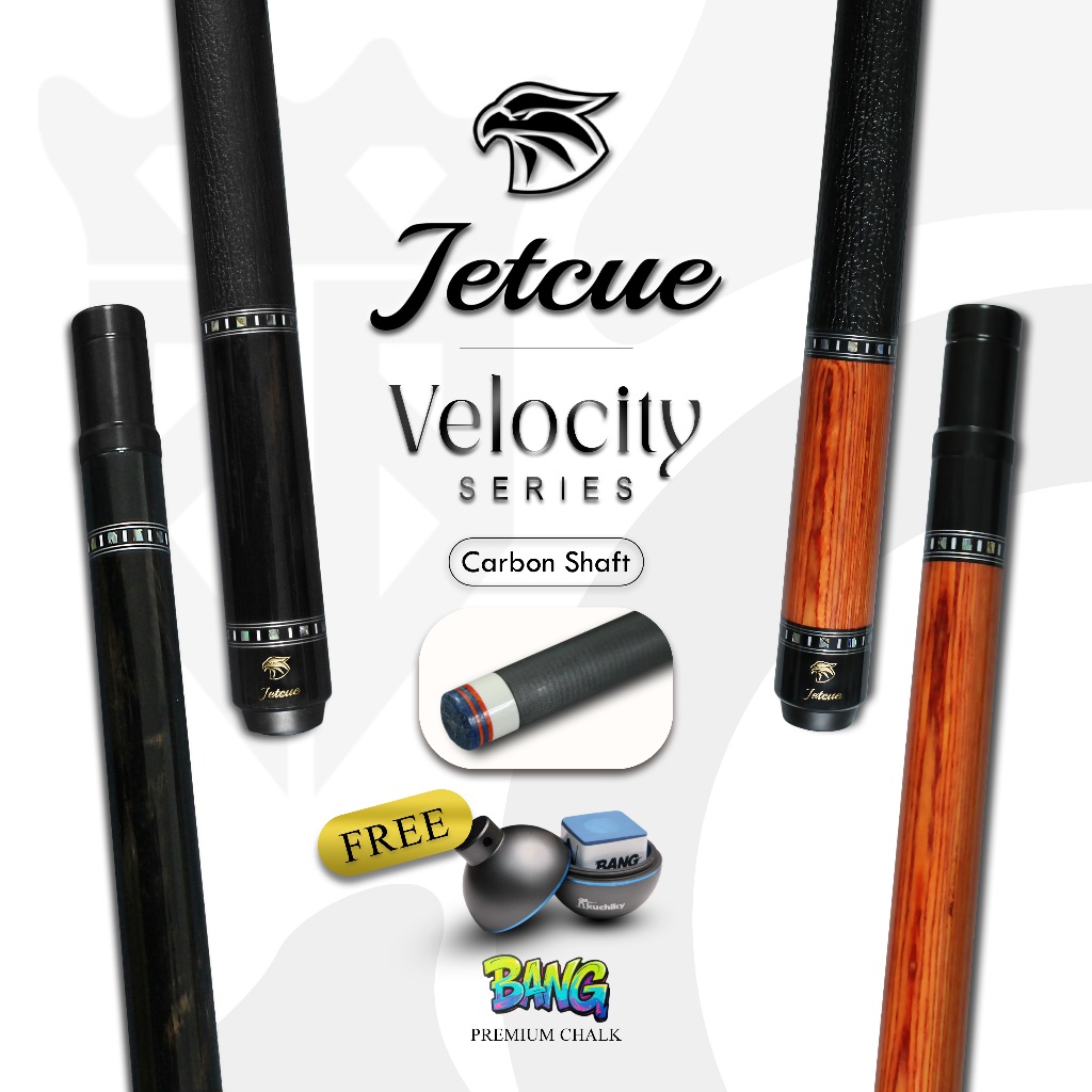 Jetcue Velocity Series - Stik Billiard Carbon Low Deflection Stik Premium Series - Stick Billiard