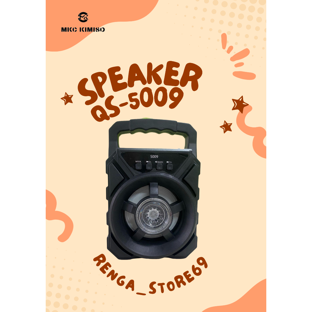 Speaker Bluetooth Portable MKC-5009 free mic