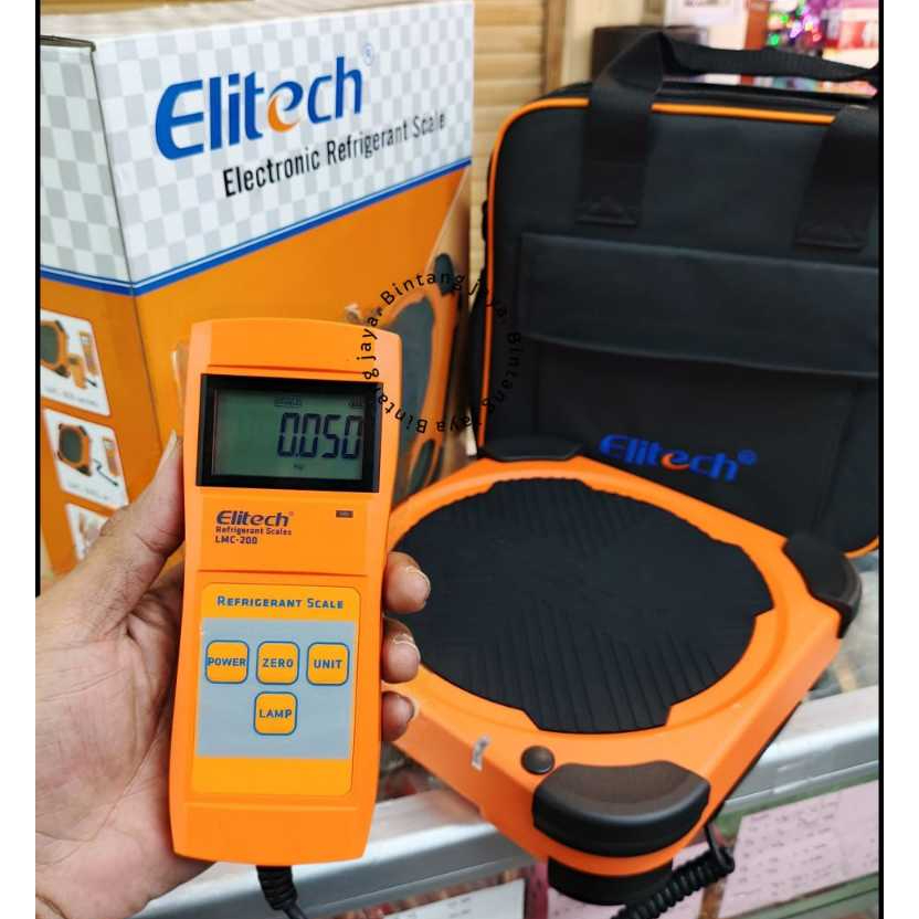 Timbangan AC  Gas pendingin AC Elitech LMC-200