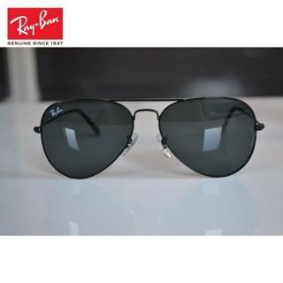 Kacamata Rayban Aviator RB3025 Full SIZE 58 Black Original Secen