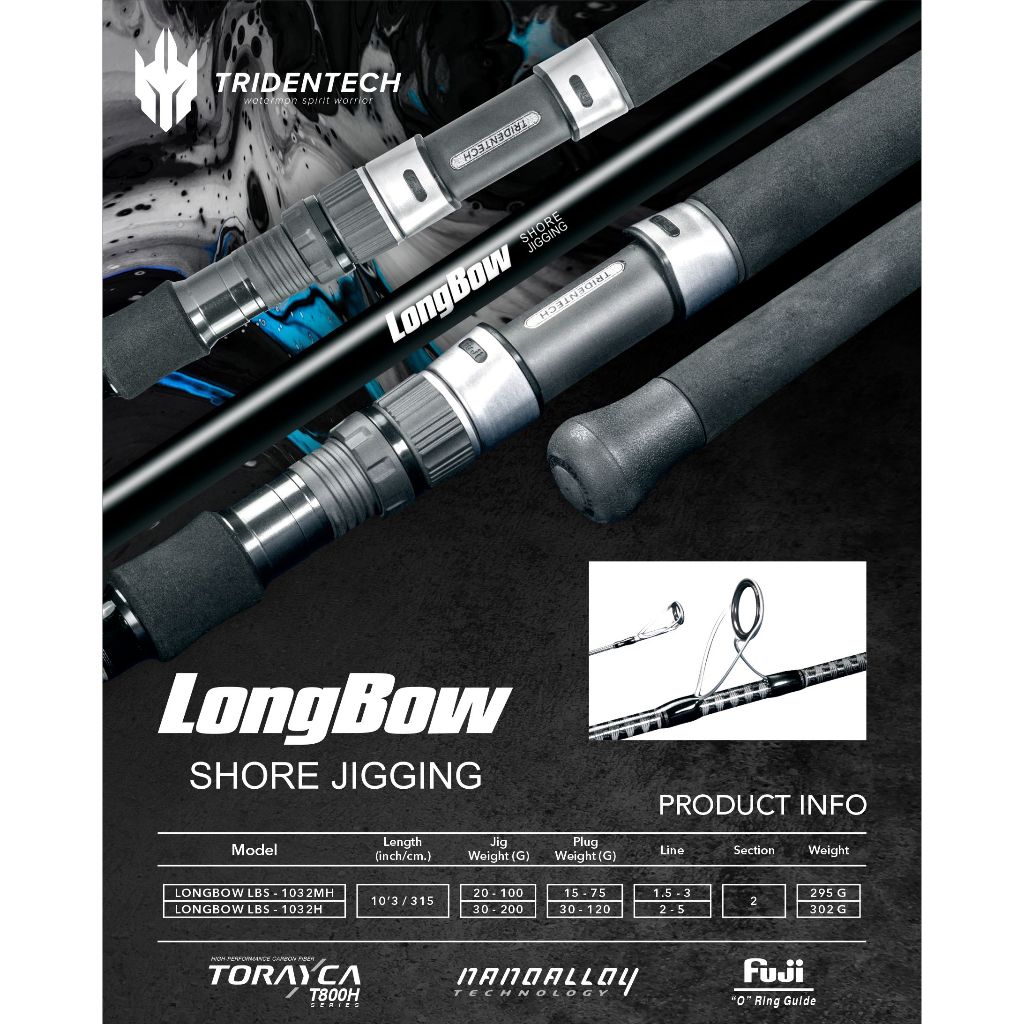 ROD TRIDENTECH SHORE JIGGING LONGBOW