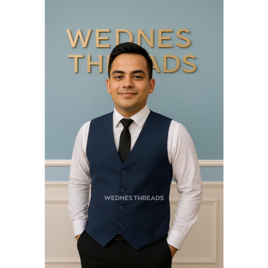 WEDNESDAY - Rompi Vest Jas Pria | Rompi Jas Pria Hitam Navy Abu Maroon Cream Jumbo Slim Gemuk Dewasa