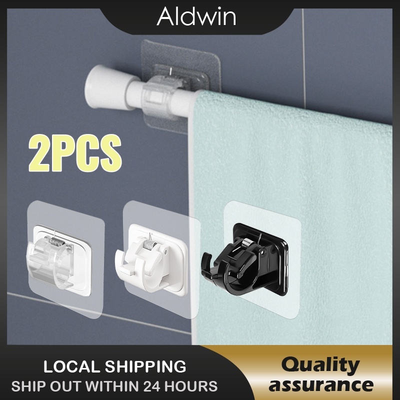 2PCS Braket Serbaguna Braket Tiang Gorden Hook Tiang Gorden Tempel / Bracket Tiang Gorden Fleksibel
