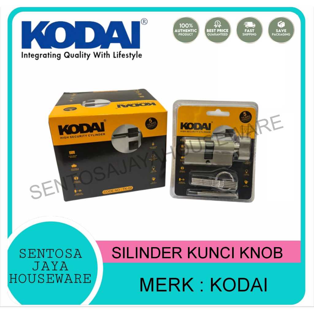 SILINDER KUNCI KNOB PUTAR / ANAK KUNCI PINTU KNOB / KNOB PINTU KODAI