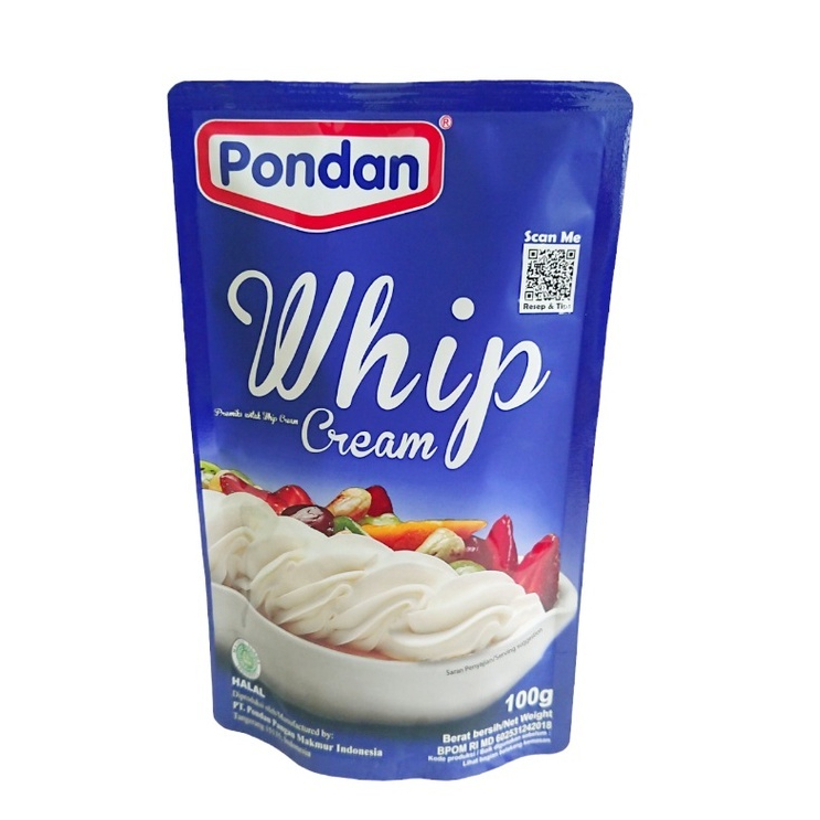 Pondan Whip Cream Bubuk / Whipping Cream Bubuk