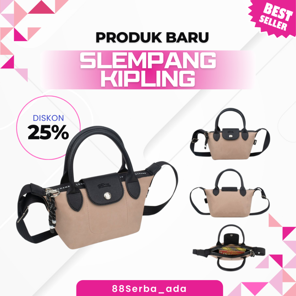 Tas Selempang Kipling Wanita – Crossbody Bag Import Elegan Kekinian