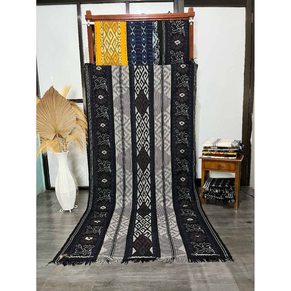 [FANTASY ETNIK] KAIN TENUN JEPARA|KAIN TENUN TROSO|KAIN TENUN TORAJA|KAIN TENUN MOTIF(BUNGA ANGGREK 