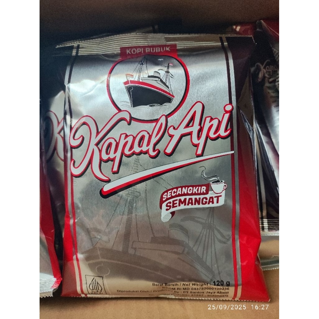 Kapal Api silver 120gr (Kopi Bubuk Kapal Api silver)