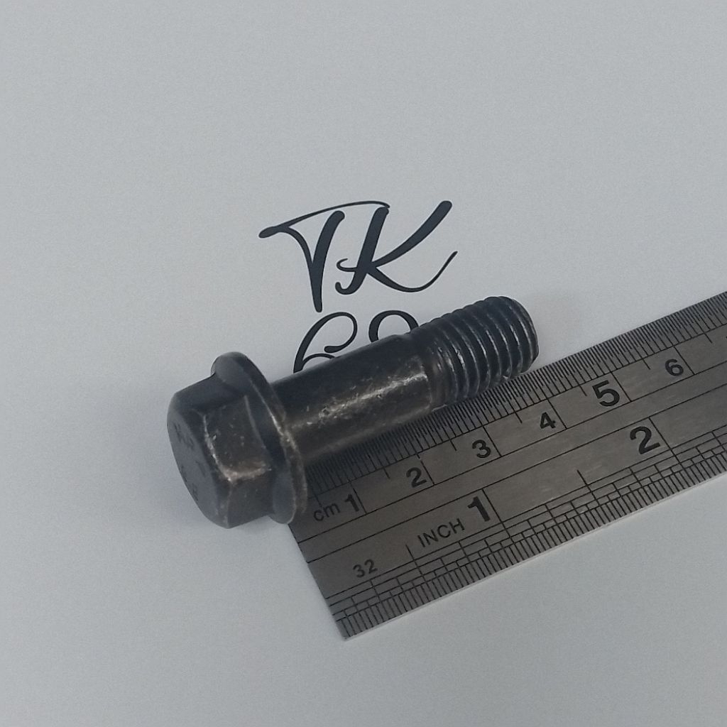 Baut m 12x40 baja 8.8 flange bolt m12 pitch 175