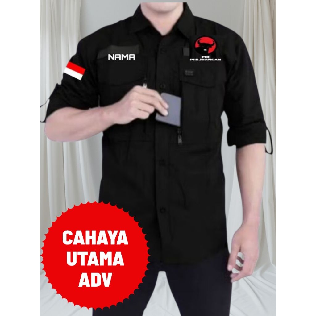 KEMEJA PDI KEMEJA PARTAI PDI NEW