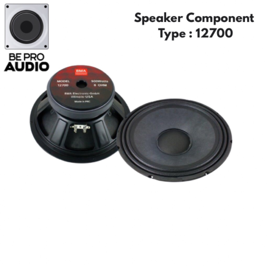 Speaker BMA 12700 Speaker Component / Speaker Komponen BMA 12 Inch