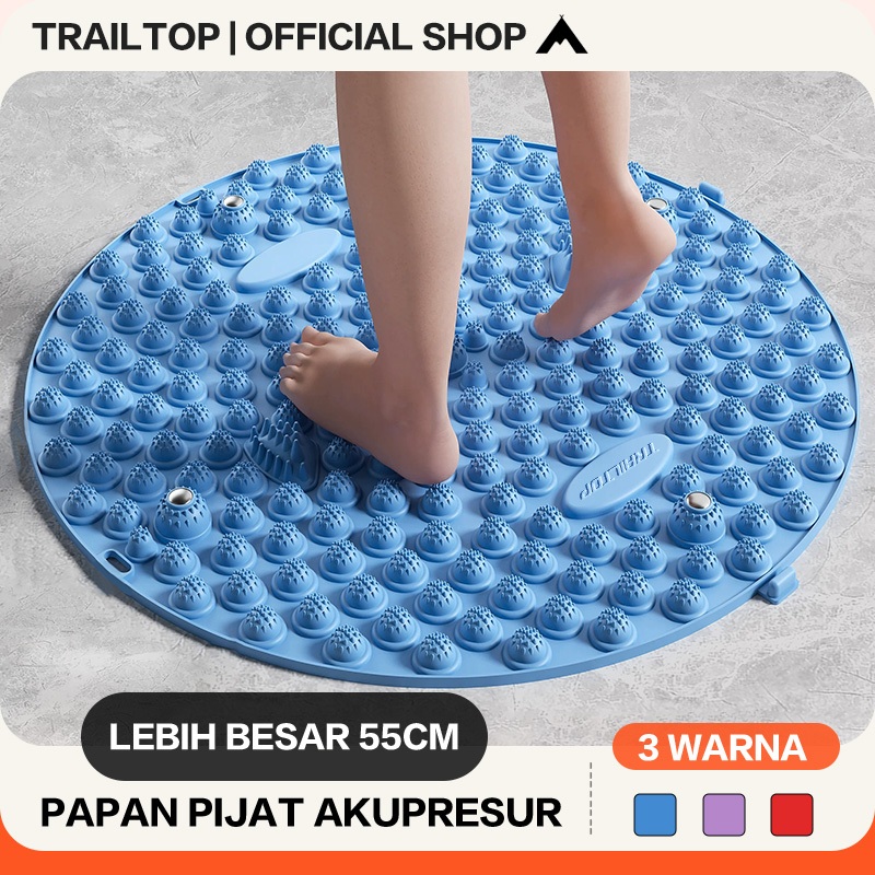 TrailTop Karpet Pijat Kaki Pijat Kaki Terapi Batu Refleksi Kaki Matras Yoga Foot Massager