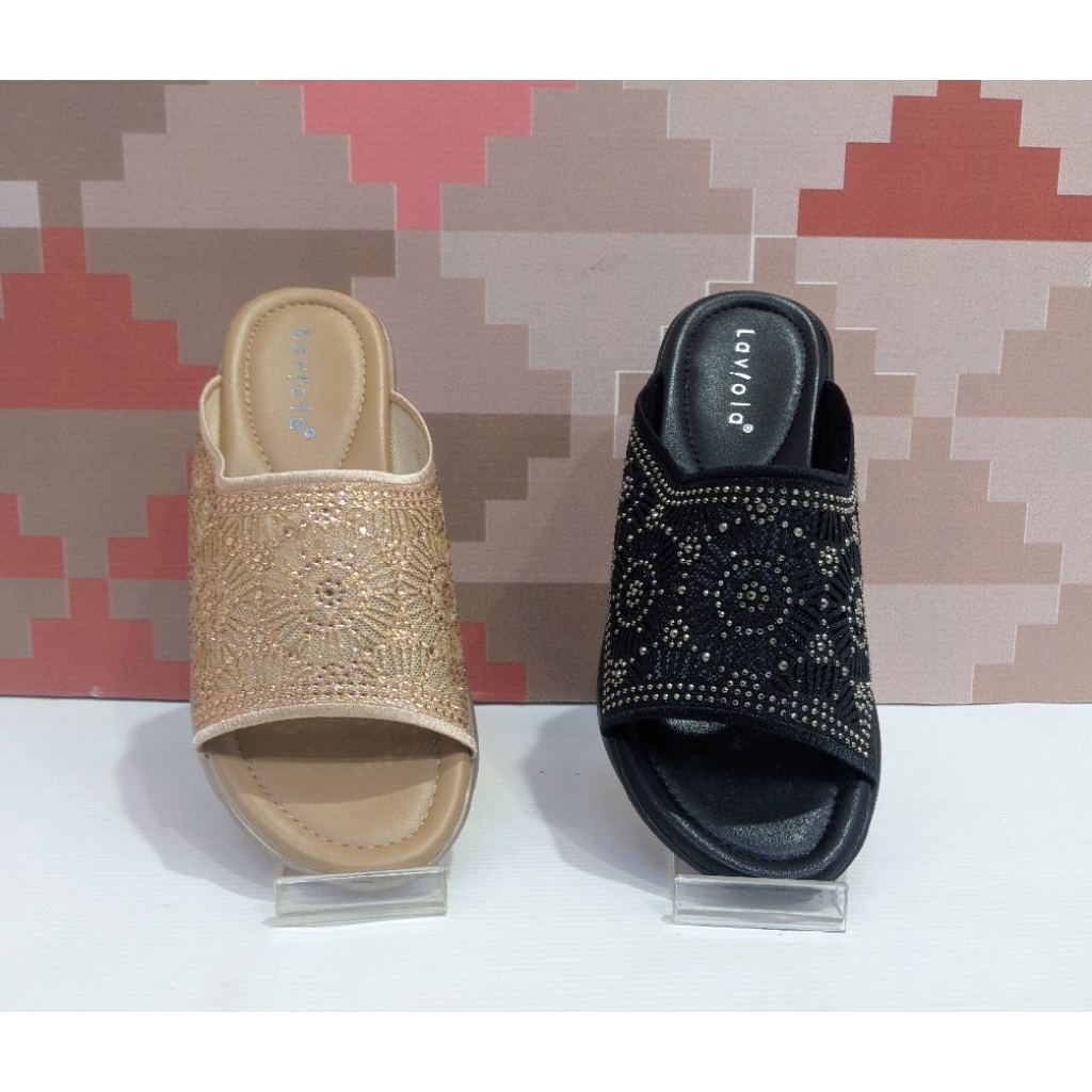 Sandal Wedges Empuk Pesta Original Laviola