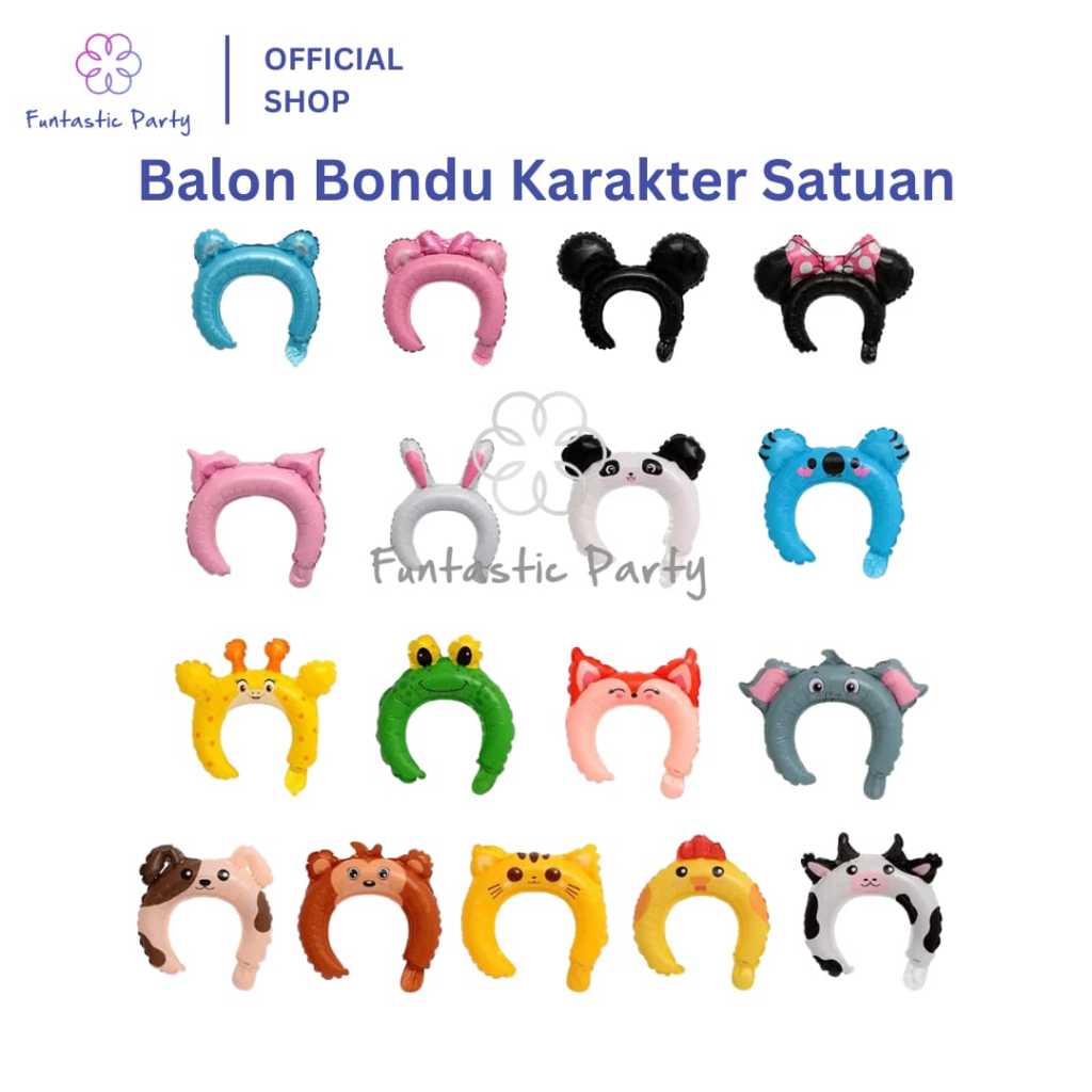 BALON BANDO SATUAN / BONDU BALON ANAK ANEKA KARAKTER