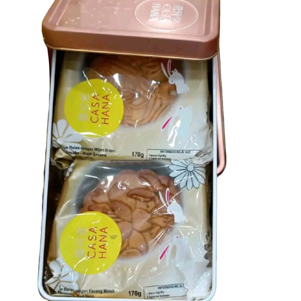 love Moon casa Hana kue bulan  rasa kacang merah X wijen hitam