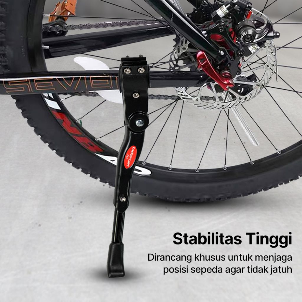 Standar sepeda samping jepit/Gunung/MTB