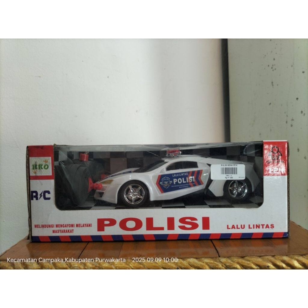 mobil polisi remot control