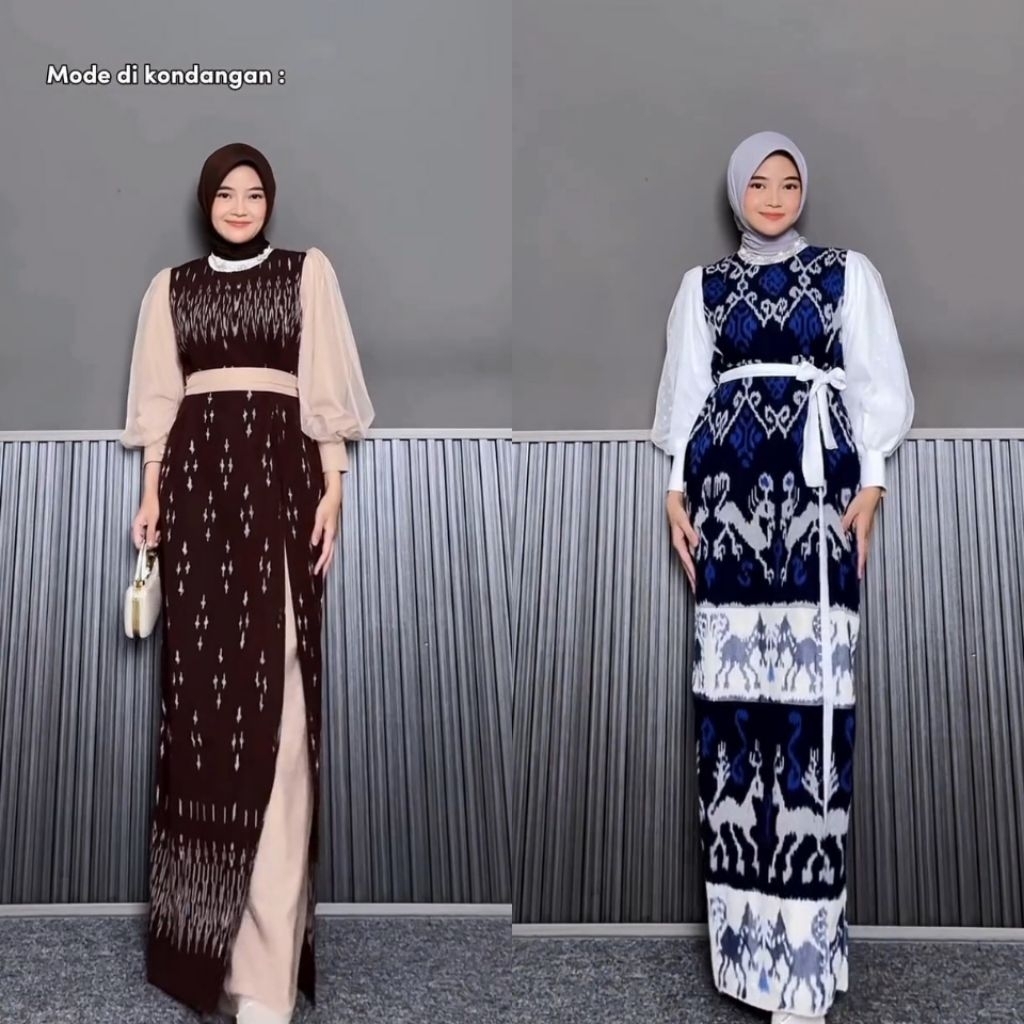 TENUN IKAT - MILLA DRESS TENUN