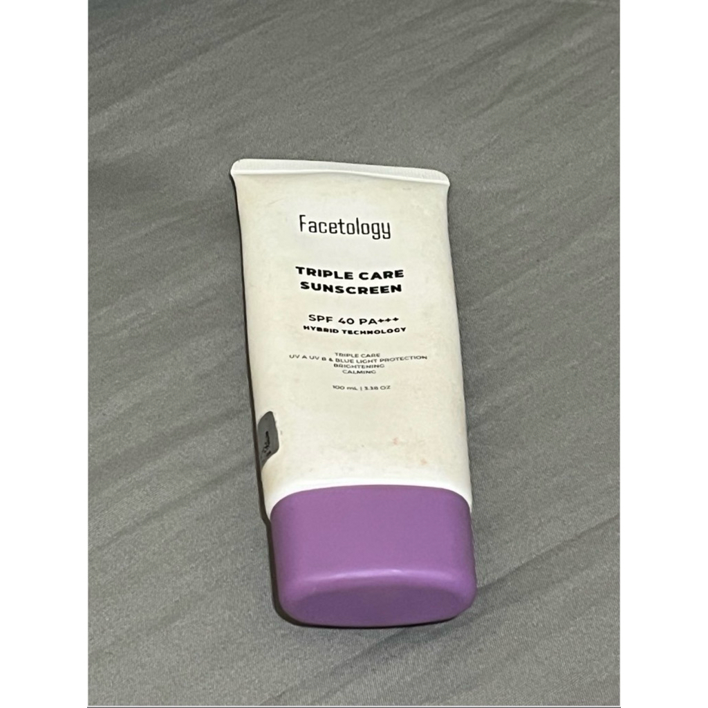 Preloved Barang New Facetology Sunscreen 100 ml