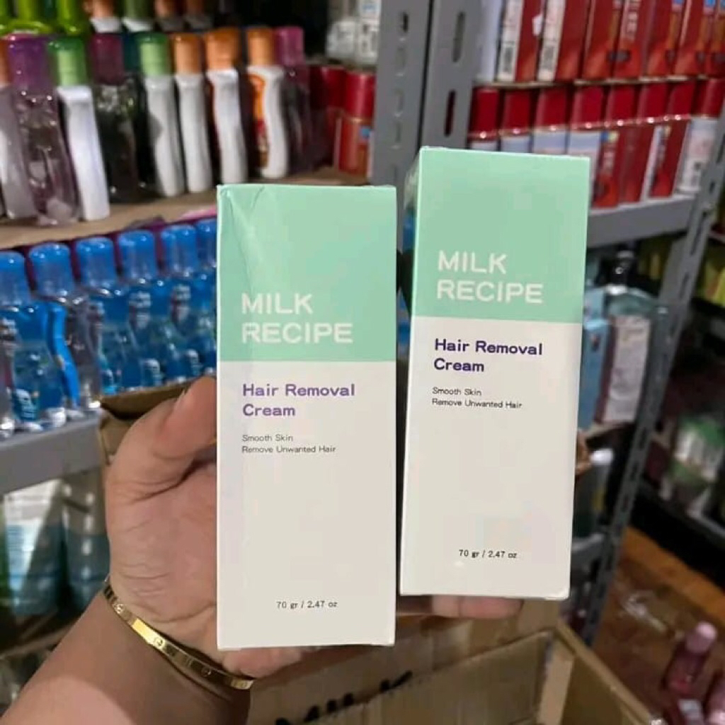 Milk recipe hair removal cream