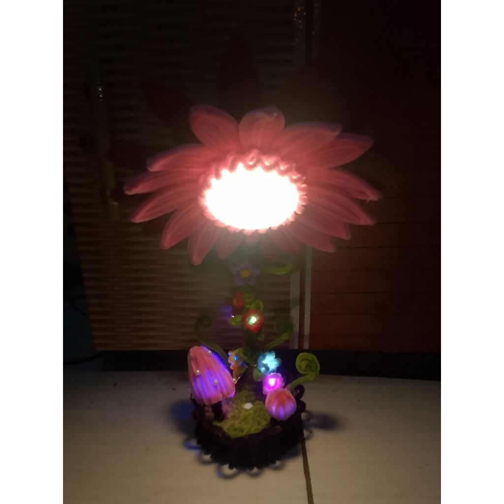 Lampu Tidur Kawat Bulu