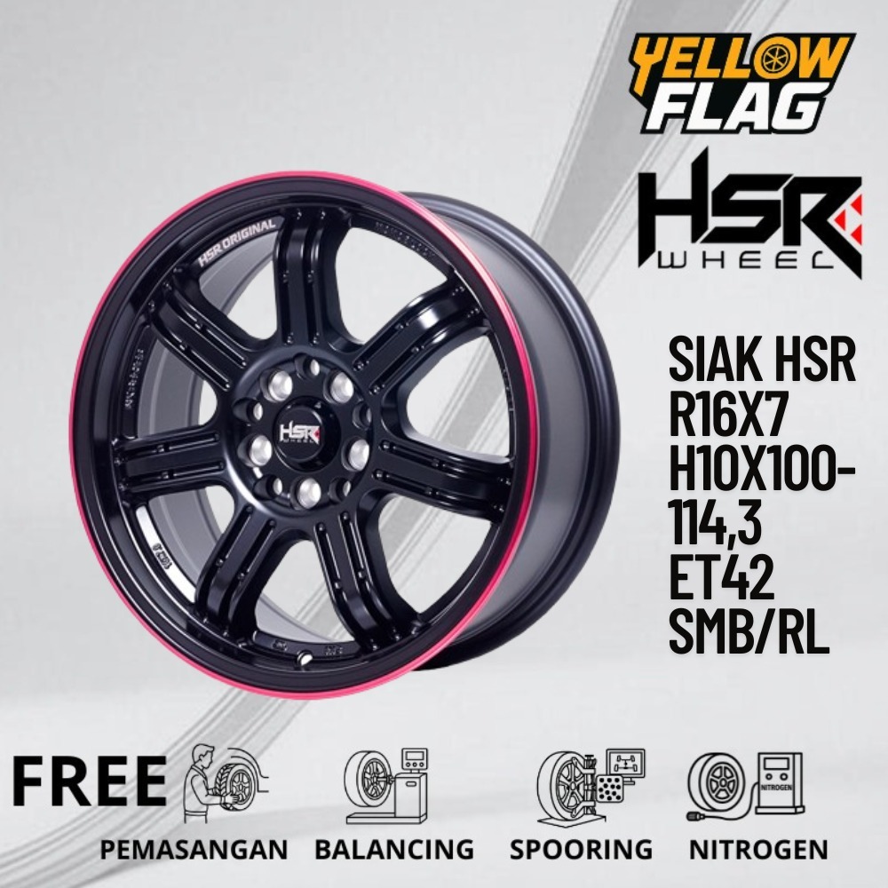 Velg mobil ring 16 lubang 5 untuk new veloz altis wish innova ertiga hsr siak r16 lebar 7 baut 5