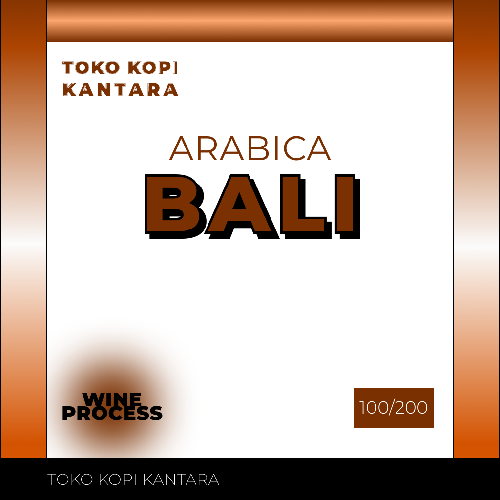 Biji Kopi Bali Wine 200 Gram