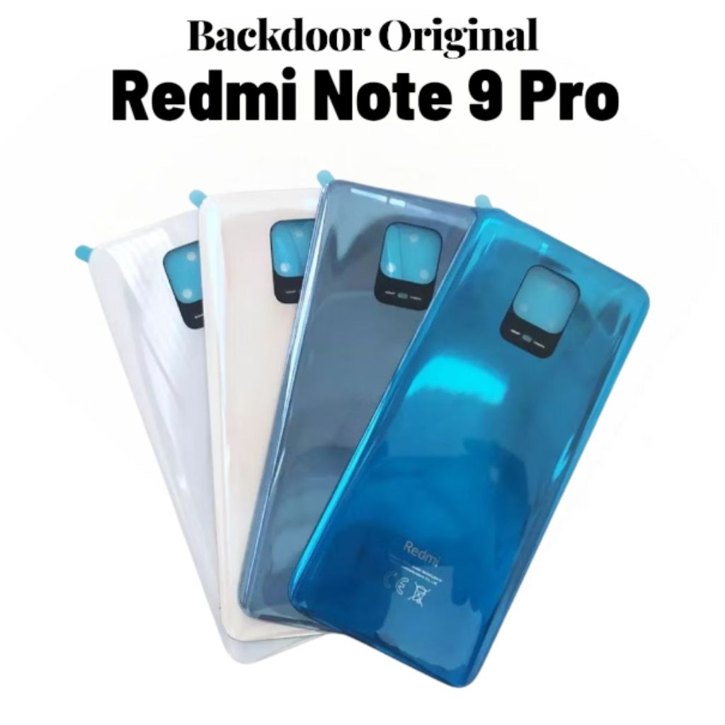 Backdoor Tutup Belakang Redmi Note 9 Pro Original