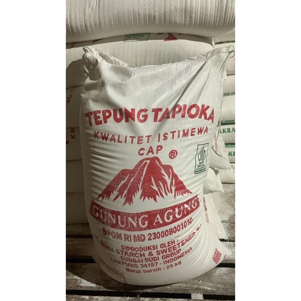 TEPUNG TAPIOKA GUNUNG AGUNG 25KG (CARGO)