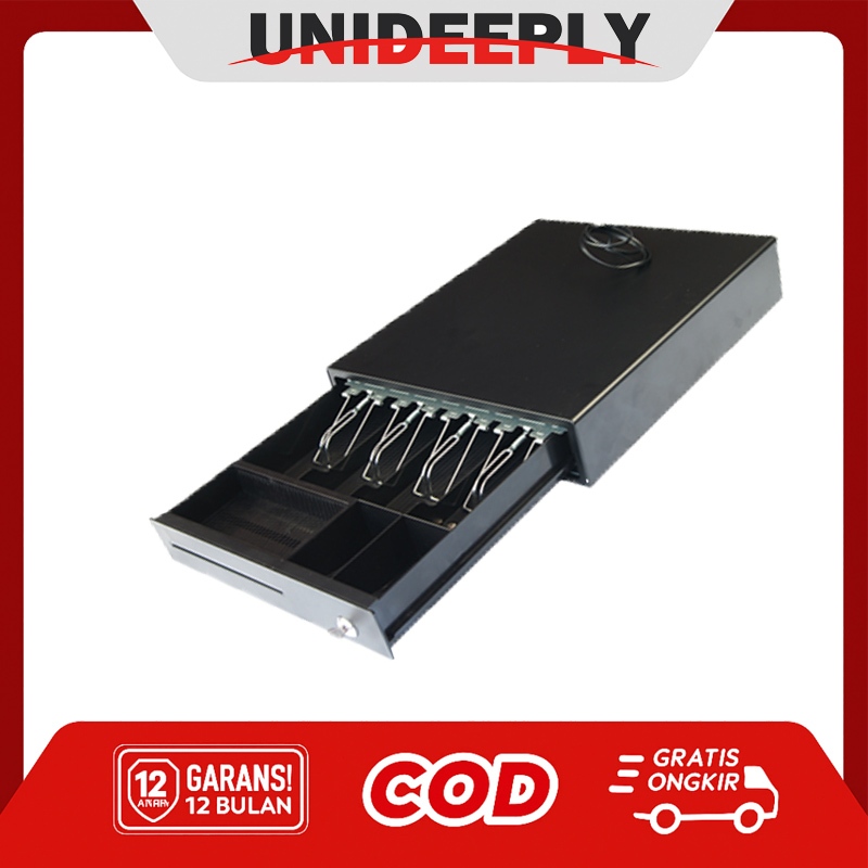 Laci Uang Kasir ANTI KARAT - Cash Drawer Otomatis/Manual untuk Toko & Restoran