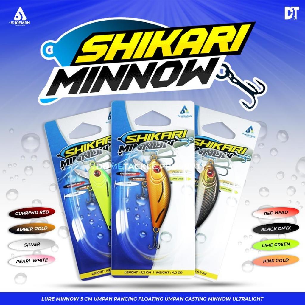 Lure Shikari Pancing Minnow Andeman 5 cm Umpan Pancing Floating umpan casting minnow ultralight | Um