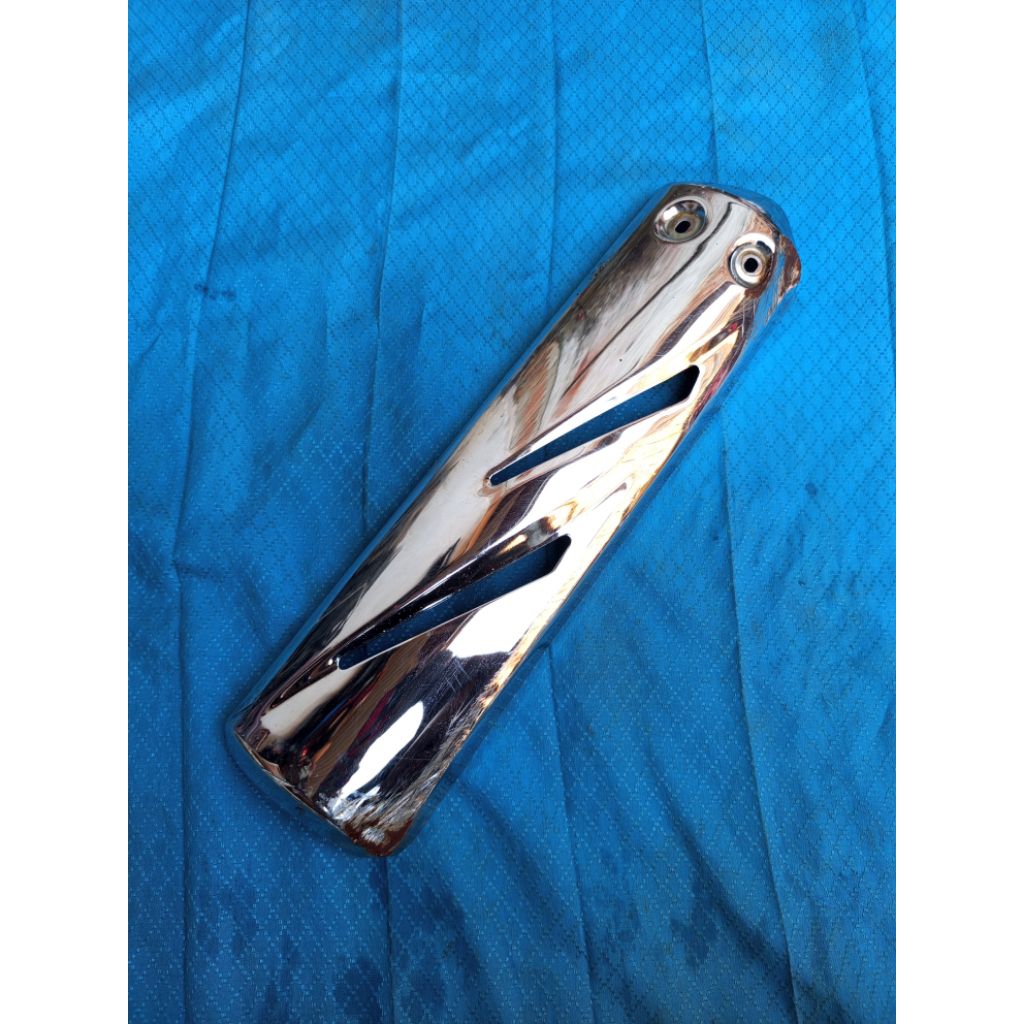 cover tameng knalpot Yamaha Vixion old 3C1 Original / tameng knalpot Vixion old Original copotan