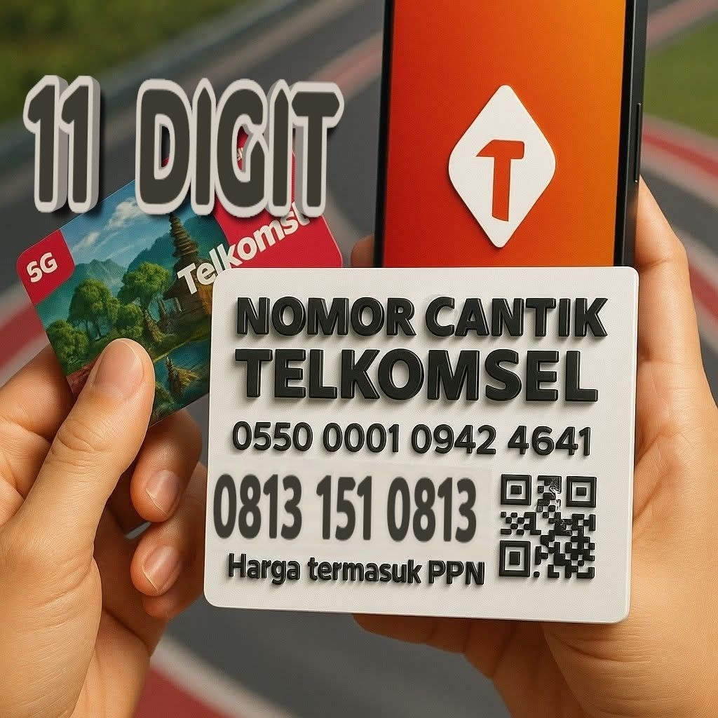 NOMOR CANTIK TELKOSEL 11 DIGIT SIMPATI 11 ANGKA DOUBLE OPERATOR
