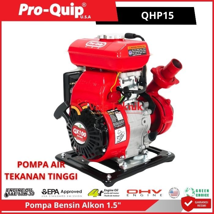ProQuip QHP15 Mesin Pompa Air Bensin Pompa Irigasi Pompa Alkon Water Pump 1.5" QHP 15