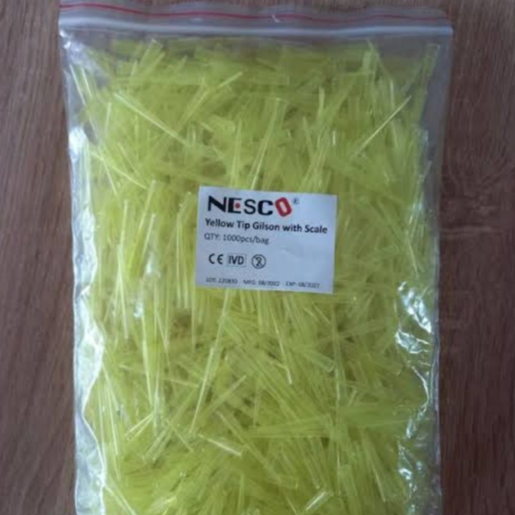 Yellow Tips Yellow Tip Micropipette Tip Tip Mikropipet Tip Kuning