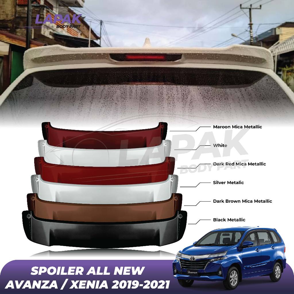 Spoiler All New Avanza / xenia / Veloz 2019 2020 2021 Model Original (No Lampu)