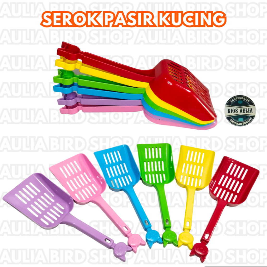 SEROK SEKOP PASIR KUCING SEROKAN PASIR PUP KOTORAN KUCING LUCU TEBAL WARNA MDN