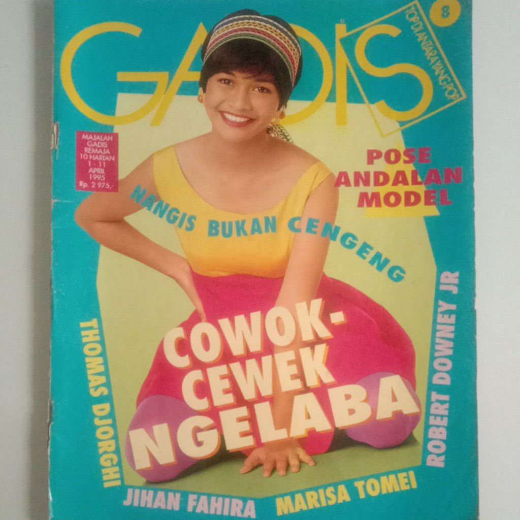 Majalah Gadis Tahun 1995 Edisi Nike Ardilla Cover Peni Hapsari Nugroho (Finalis Gadsam'94)