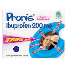 Proris Triple Action Ibuprofen 200mg Tablet Dewasa Anak