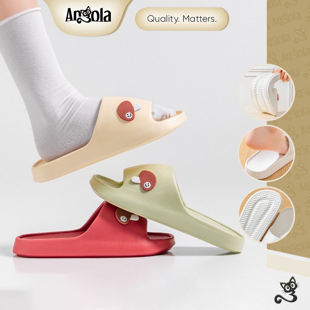 ANGOLA Sandal Slip On Wanita Pria H09 Sendal Santai / Sendal Rumah / Sandal Slip On / Sendal Wanita