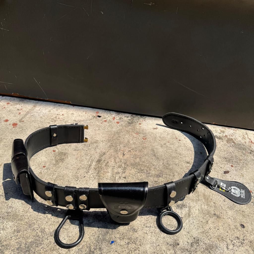 Kopel kulit polisi satpam full set asli kulit