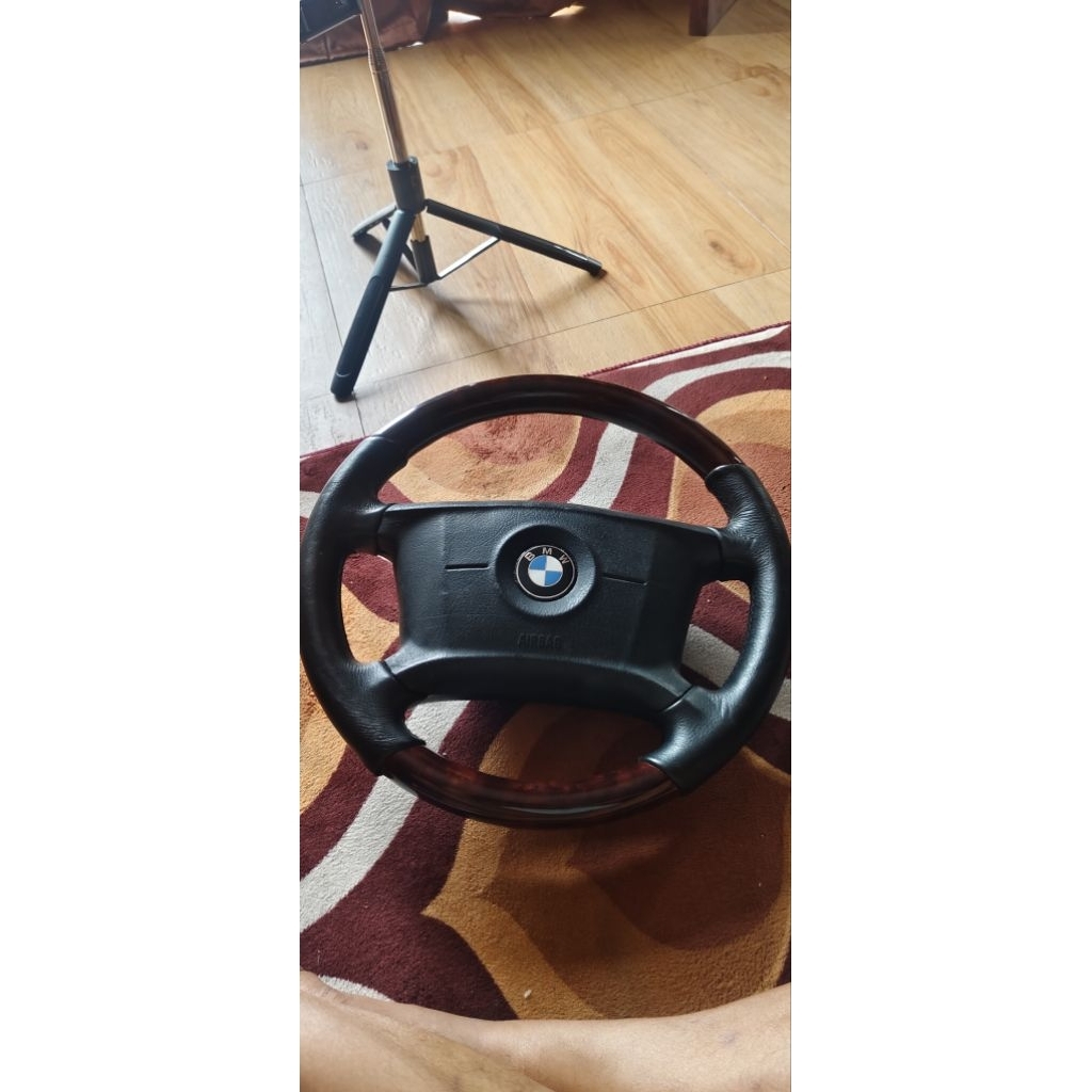 stir bmw e46 motif kayu