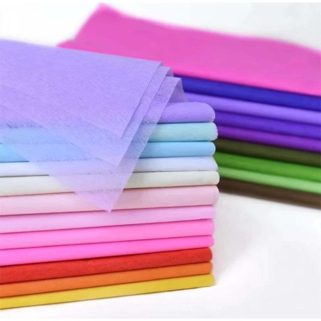 5 Lembar Kertas Tisu bunga-kertas tisu buket bunga-kertas tisu buket warna warni