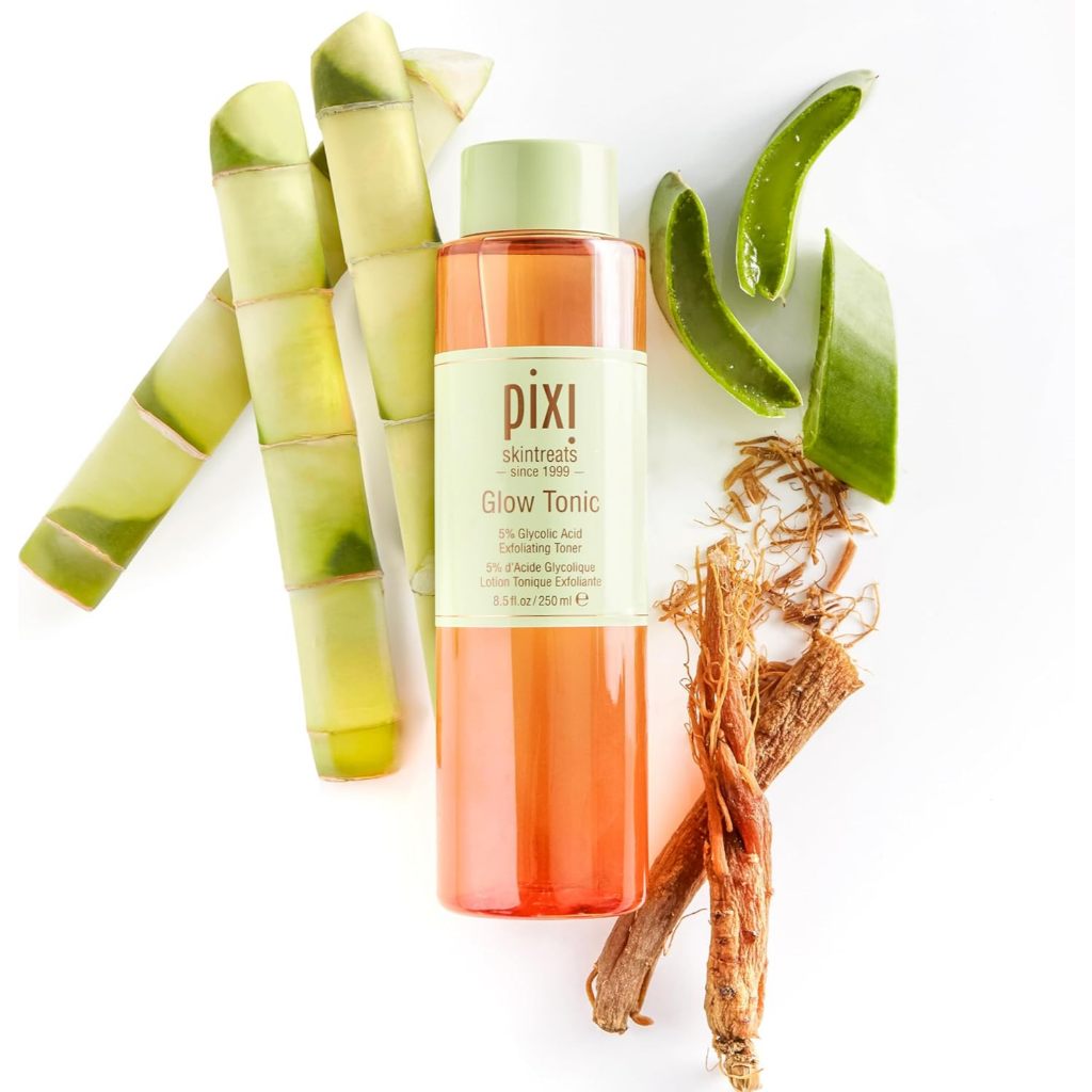 PIXI Glow Retinol - Vitamin-C Tonic Toner Pixi Glow Tonic 5% Glycolic Acid Exfoliate 100ml Toner