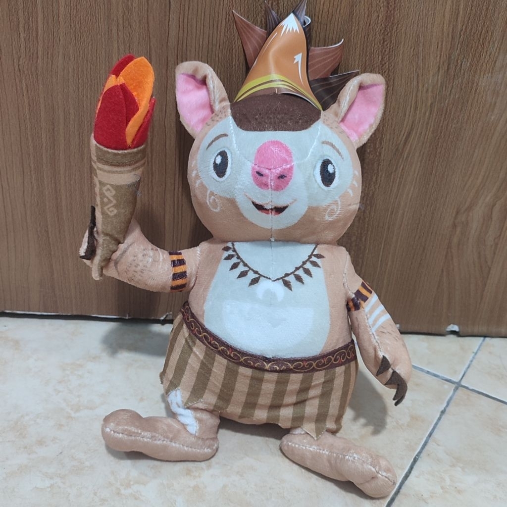 Boneka Maskot PON XX Papua Kangpho Second Preloved