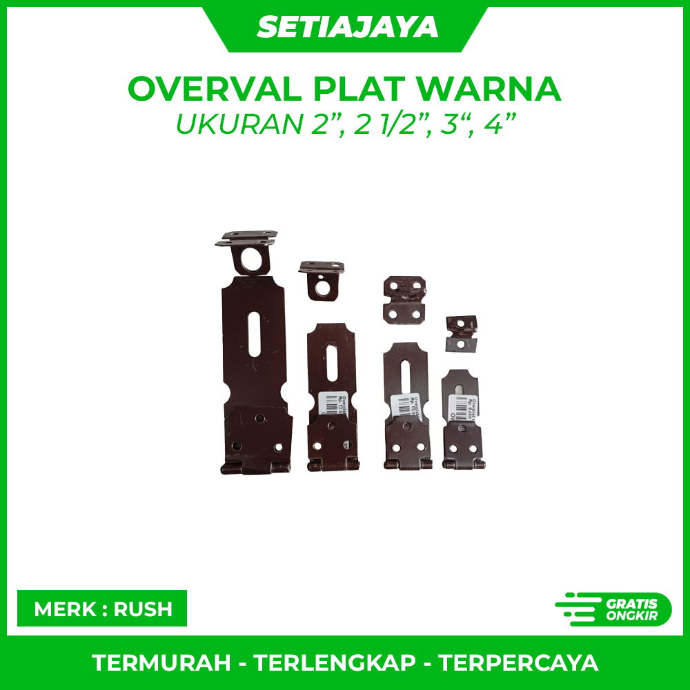Overval Plat Warna Rush