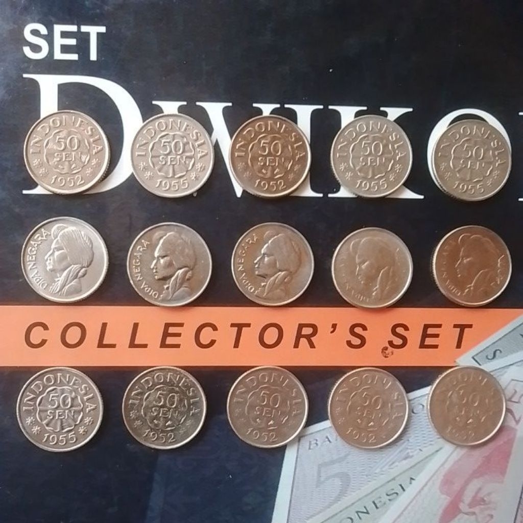 UANG KUNO KOIN 50 SEN DIPANEGARA