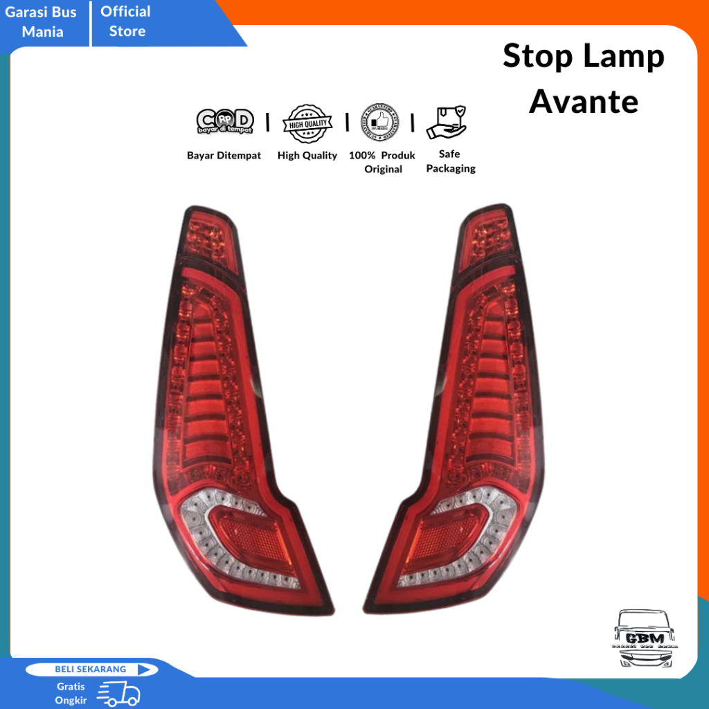 STOP LAMP AVANTE/LAMPU BELAKANG BUS AVANTE